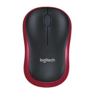 Logitech M185 Wireless Mouse - Red