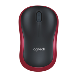 Logitech M185 Wireless Mouse - Red